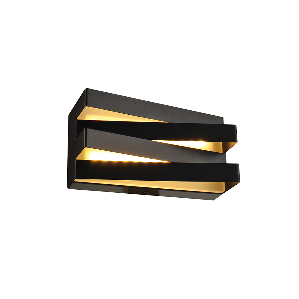 Φωτογραφία προϊόντος: ACALIGHT MILANO V80LEDW20BK Επιτοίχιο Φωτιστικό LED 12W Αμμώδες Μαύρο Μεταλλικό 3000K 960lm IP20 20x11x9cm