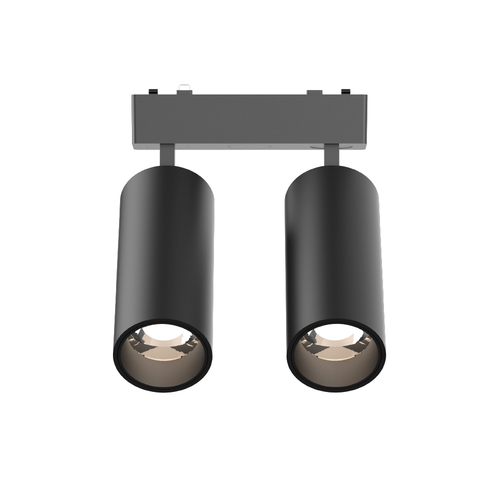 Φωτογραφία προϊόντος: InLight Φωτιστικό LED 2x9W 3CCT για Ultra-Thin μαγνητική ράγα, μαύρο (T05205-BL)