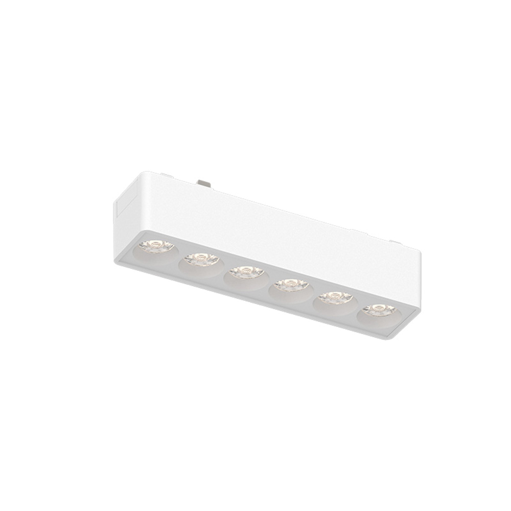 Φωτογραφία προϊόντος: InLight Φωτιστικό LED 6W 3000K για Ultra-Thin μαγνητική ράγα λευκής απόχρωσης (T02801-WH)