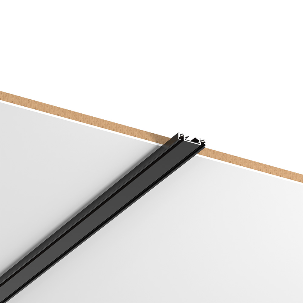 Φωτογραφία προϊόντος: InLight Ultra-Thin μαγνητική ράγα σε μαύρη απόχρωση D:1m (TR007-BL)