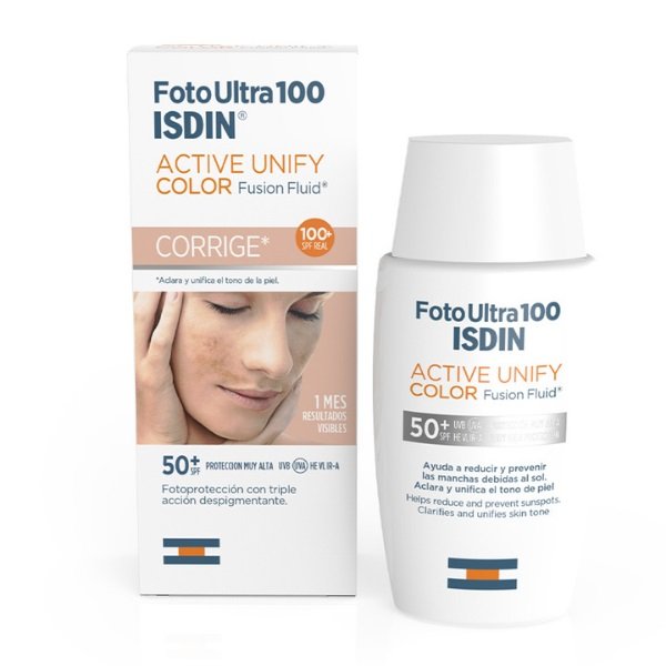 Φωτογραφία προϊόντος: ISDIN Foto Ultra 100 Active Unify SPF50+ Fusion Fluid Color 50ml