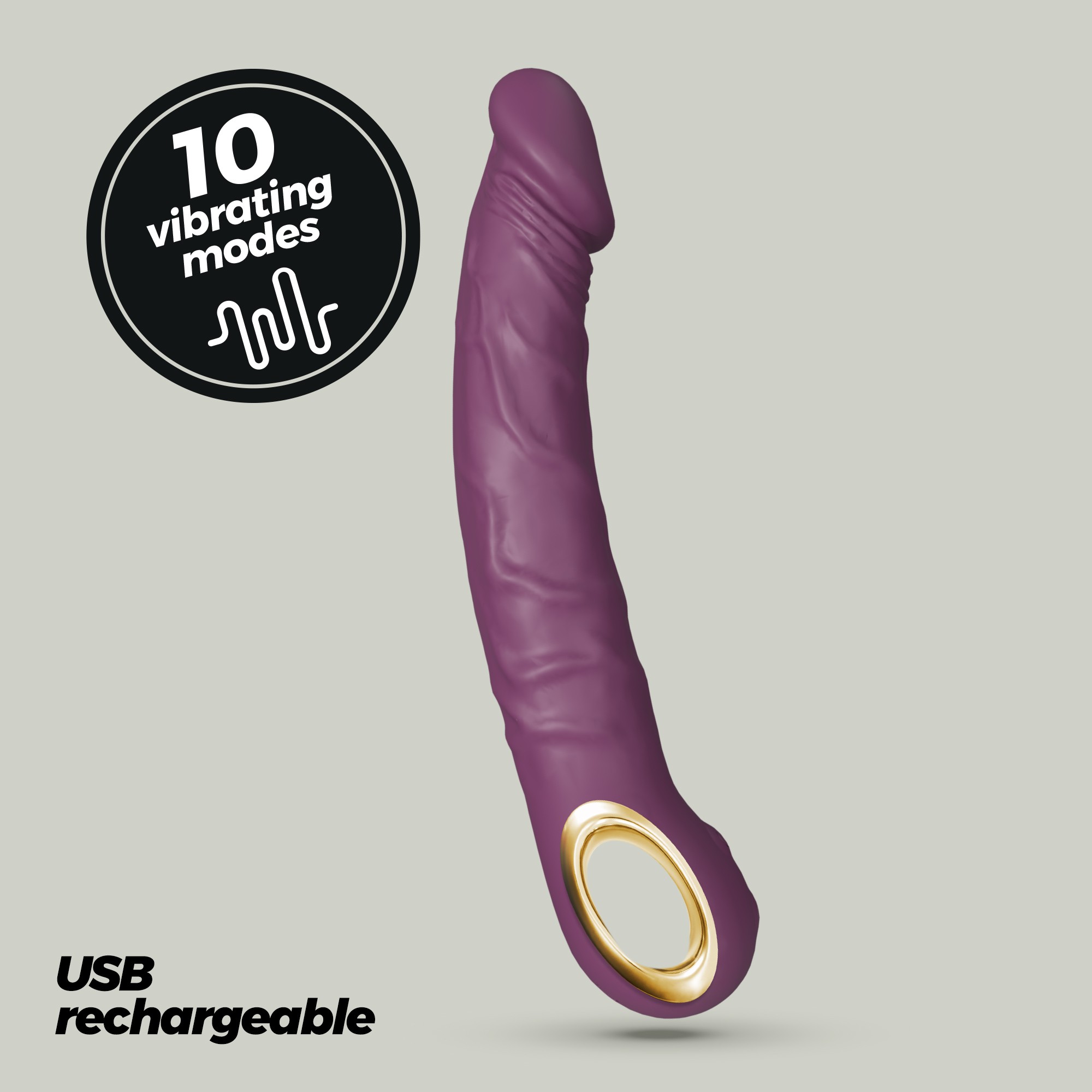 Φωτογραφία προϊόντος: CRUSHIOUS MAGNUS Realistic Vibrator Purple (EX24536)