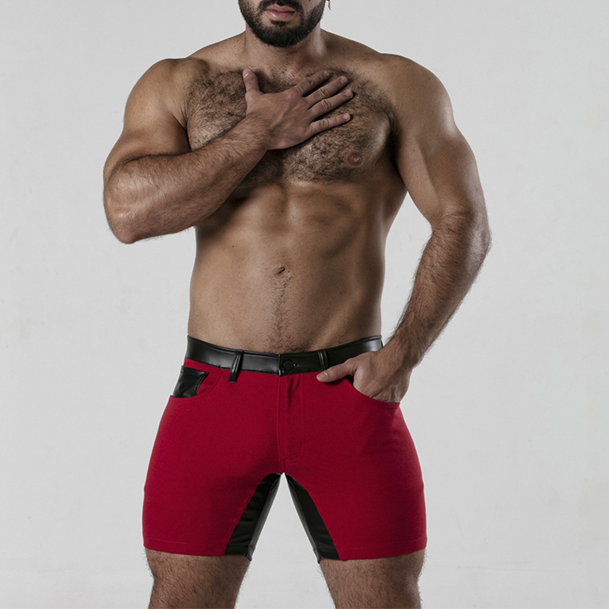 Φωτογραφία προϊόντος: LOCKER GEAR 5 Pocket Chap Short Κόκκινο (EX23956-PAR)