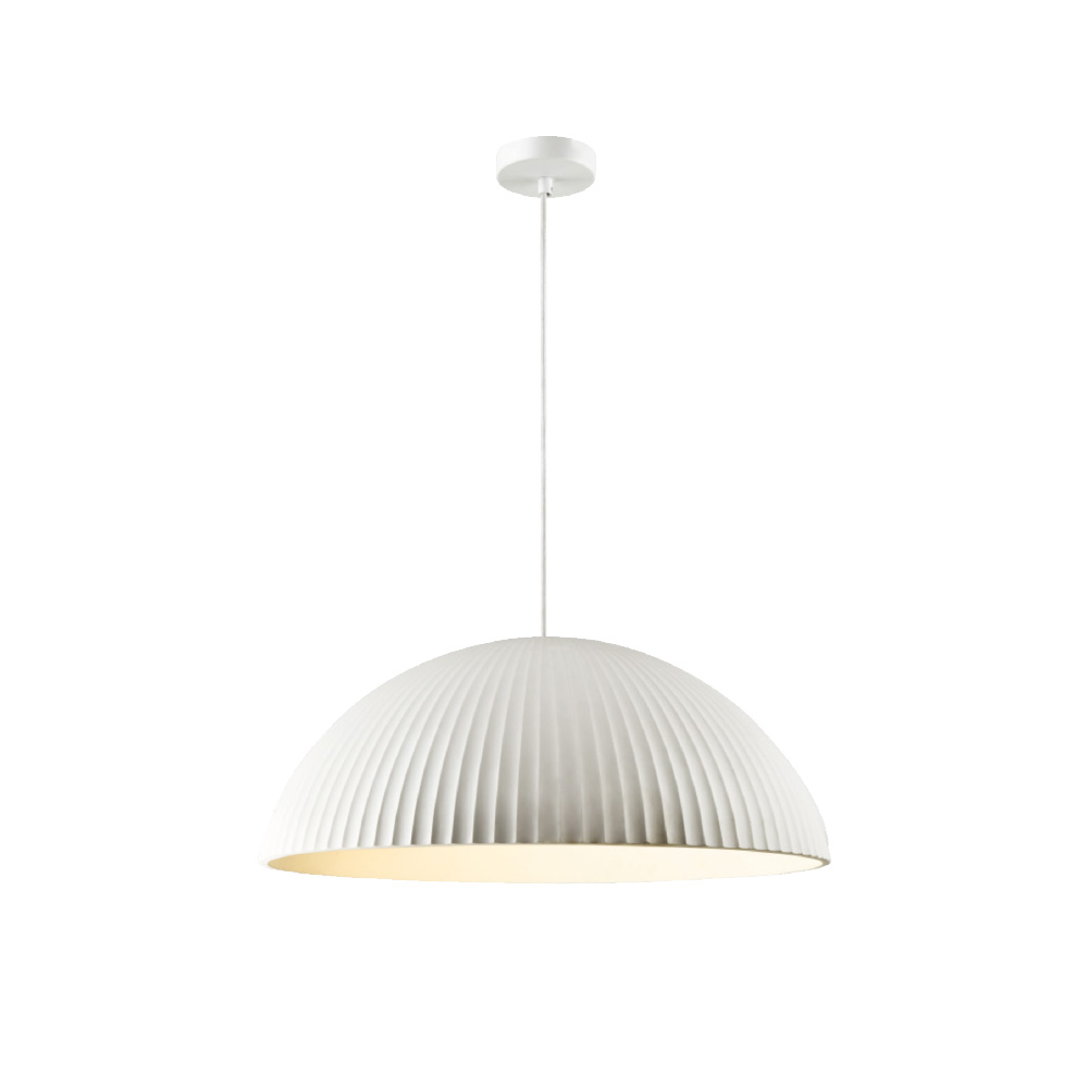 Φωτογραφία προϊόντος: InLight 4063-White Κρεμαστό φωτιστικό λευκό από γύψο, για 1xE27, Ø60cm