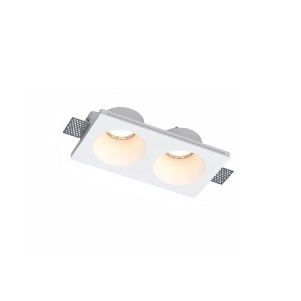 Φωτογραφία προϊόντος: Inlight Χωνευτό σποτ από γύψο 2XGU10 D:21cm (Χ0015-WH)