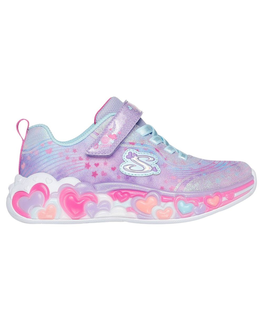 Φωτογραφία προϊόντος: Skechers Lighted Satin Gore + Strap Sparkle Mesh Παιδικά Παπούτσια