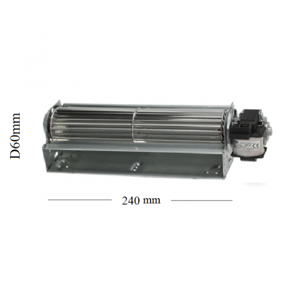 Φωτογραφία προϊόντος: Βεντιλατέρ 240mm, D60mm - OEM