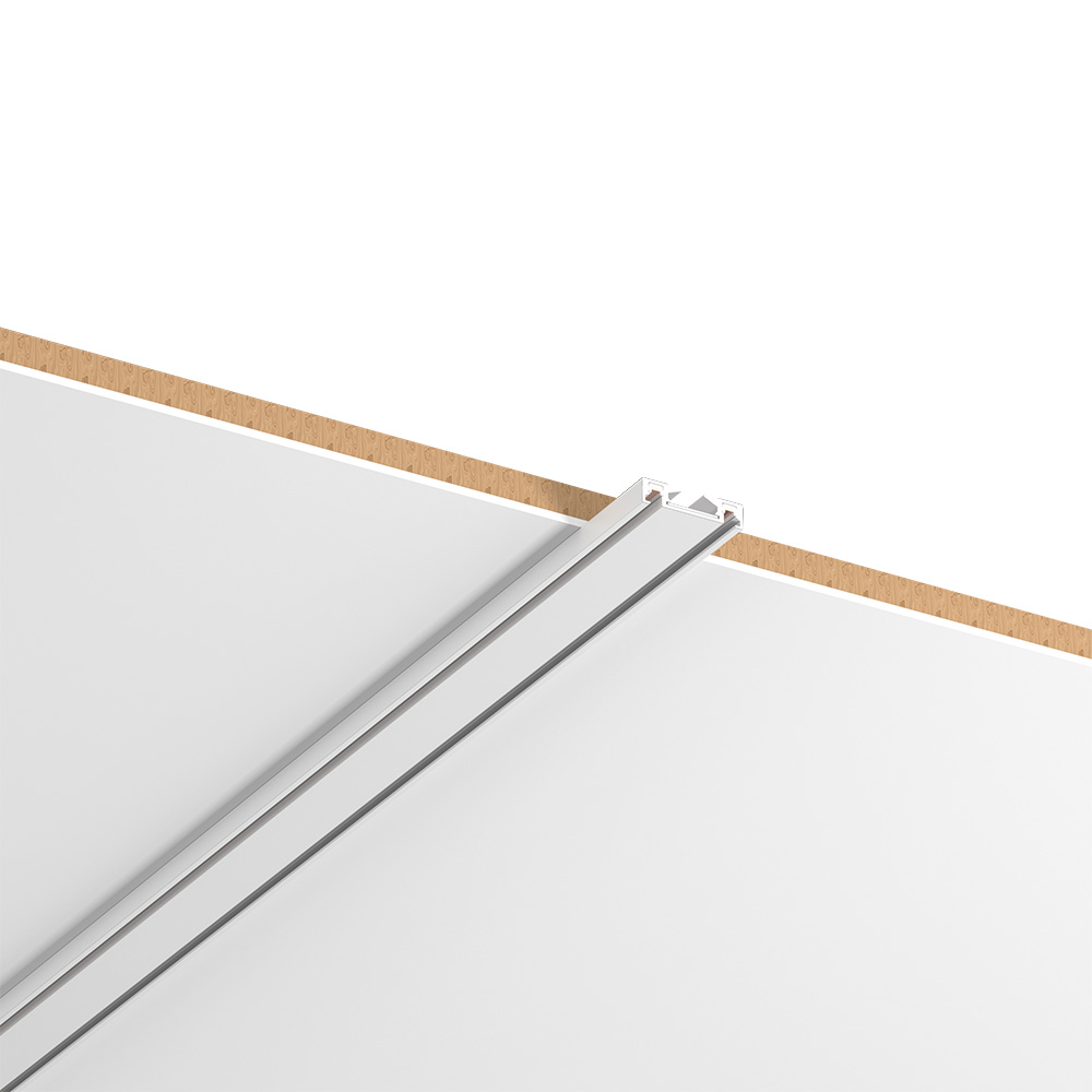 Φωτογραφία προϊόντος: InLight Ultra-Thin μαγνητική ράγα σε λευκή απόχρωση D:1m (TR007-WH)