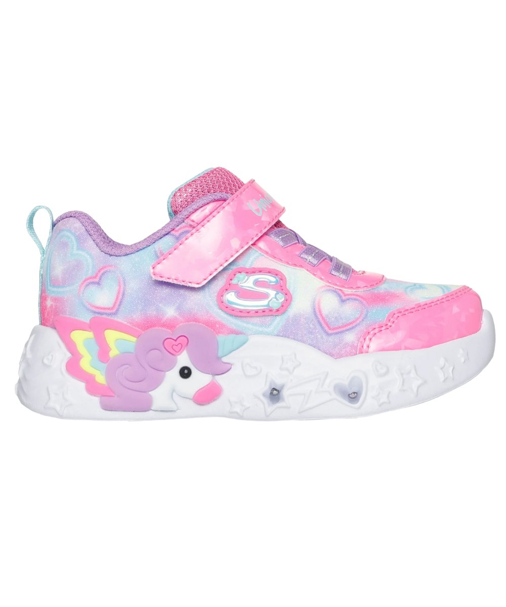 Φωτογραφία προϊόντος: Skechers Lighted Unicorn Gore +amp; Strap Βρεφικά Παπούτσια (303064N-PKMT)
