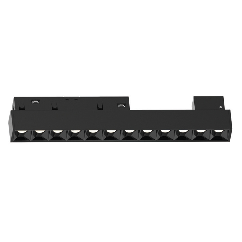 Φωτογραφία προϊόντος: InLight Φωτιστικό LED 12W 4000K για μαγνητική ράγα σε μαύρη απόχρωση D:22cmX4,3cm (T01302-BL)