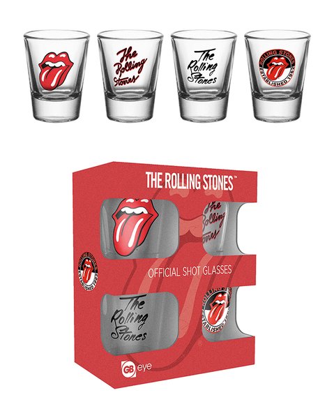 Φωτογραφία προϊόντος: Rolling Stones Official Shot Glasses Σετ 4 Τεμαχίων