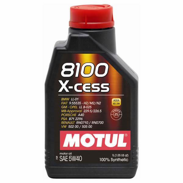 Φωτογραφία προϊόντος: Λιπαντικό Motul 8100 X-cess 5W-40 1lt