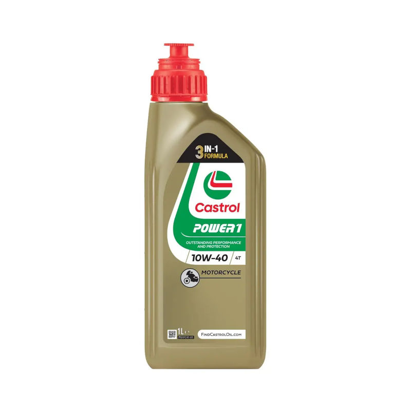 Φωτογραφία προϊόντος: Λιπαντικό ΜΟΤΟ Castrol Power1 4T 10W-40 1lt
