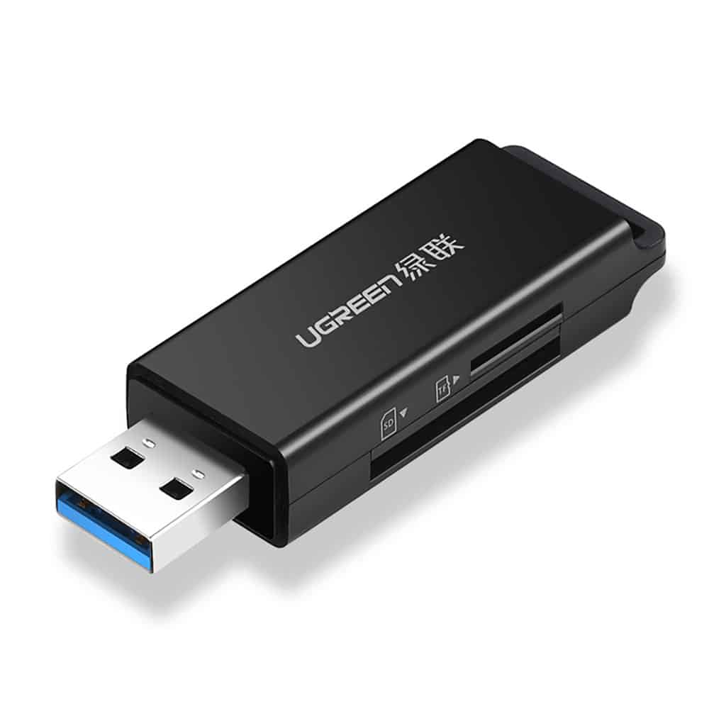 Φωτογραφία προϊόντος: Ugreen portable TF/SD card reader for USB 3.0 Μαύρο (CM104)