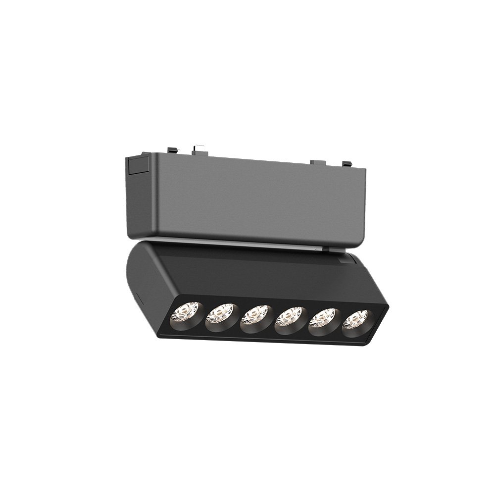 Φωτογραφία προϊόντος: InLight Φωτιστικό LED 6W 3000K για ultra-thin μαγνητική ράγα, μαύρο (T03301-BL)