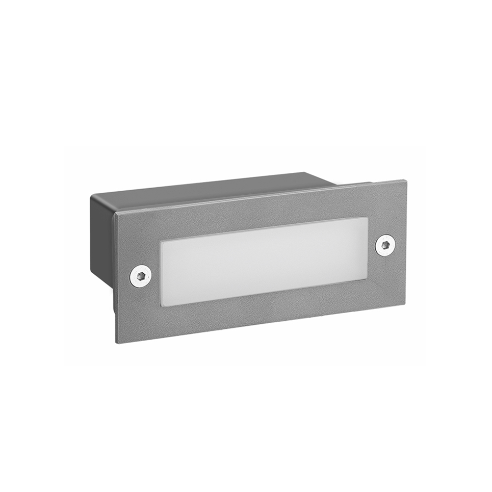 Φωτογραφία προϊόντος: ACALIGHT LED STEP LUMINAIRE 110x44 G 2W 6000K 100Lm 230V IP54 RA80 PAS260GP