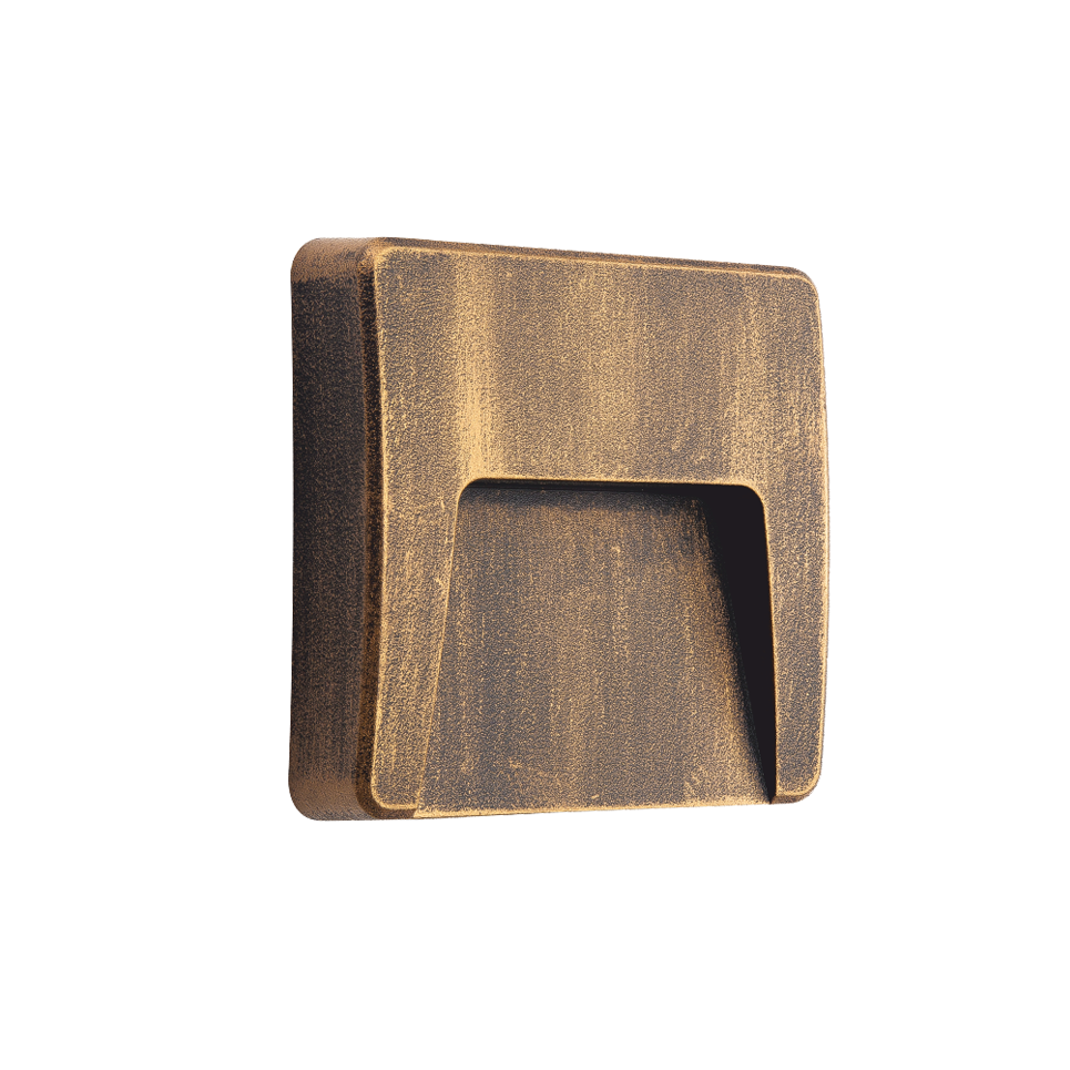 Φωτογραφία προϊόντος: ACALIGHT LED Wall Square Luminaire RUST SLIM42R 230V AC IP65 3W 3000K 200lm RA80