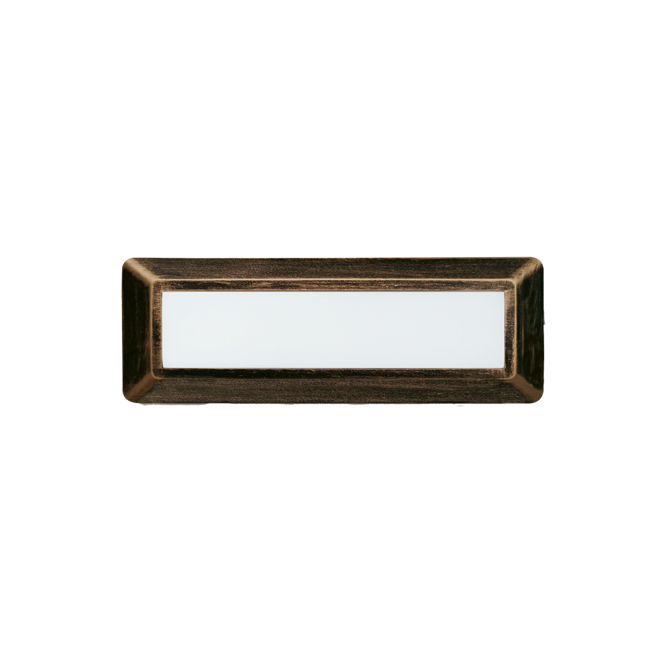 Φωτογραφία προϊόντος: ACALIGHT SLIM31NR LED επίτοιχο ορθογώνιο φωτιστικό εξωτερικού, Rust, 230V, IP65, 4W, 3000K, 290lm, RA80