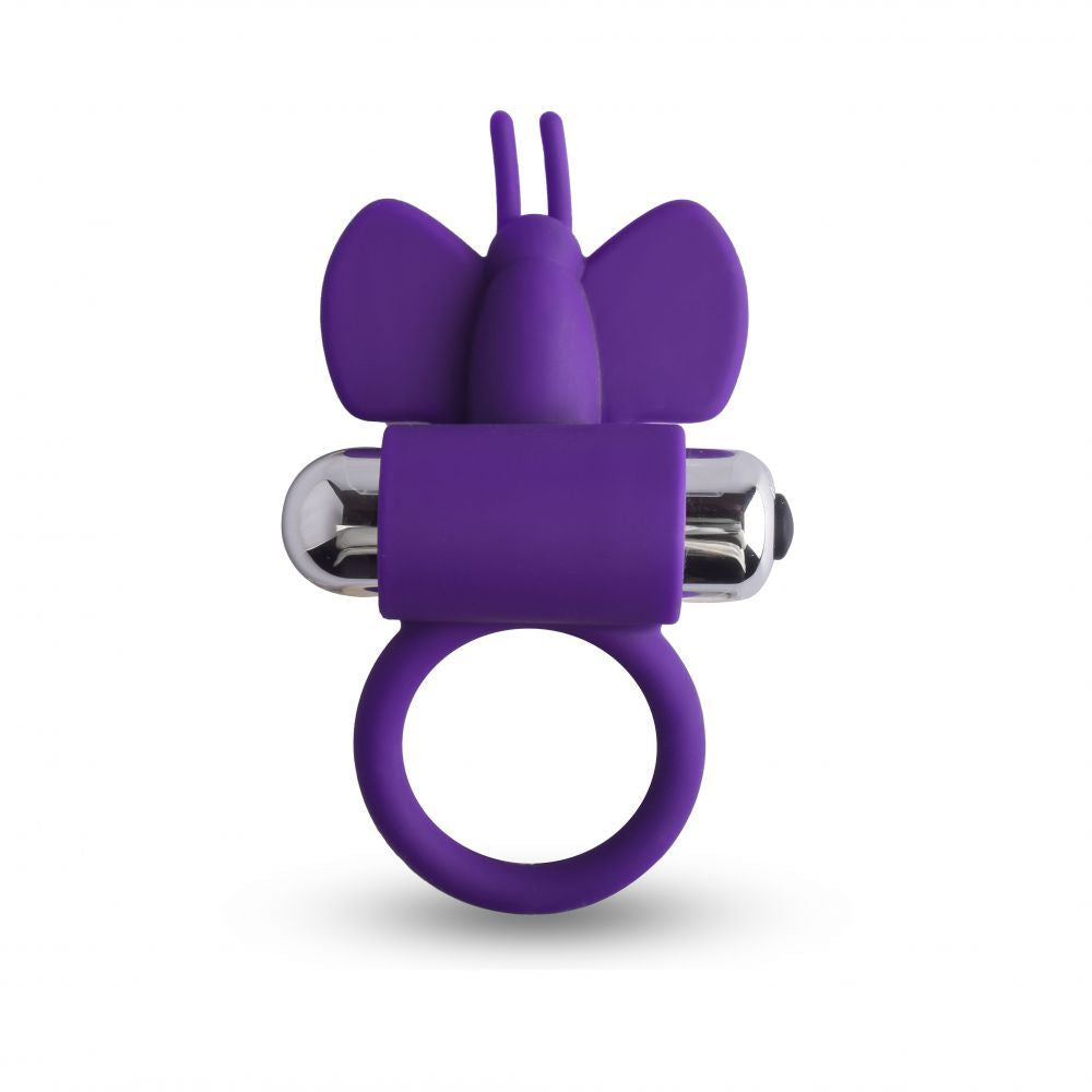 Φωτογραφία προϊόντος: Toyz4Lovers #ENJOY Butterfly Vibrating Ring – Δονητικό Δαχτυλίδι Πέους με Διεγέρτη Κλειτορίδας