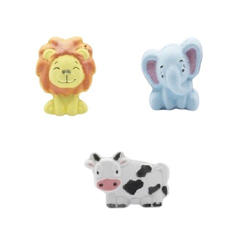 Φωτογραφία προϊόντος: Becasan Bodycare Animal Bath Bombs – Λιοντάρι, Ελέφαντας, Αγελάδα