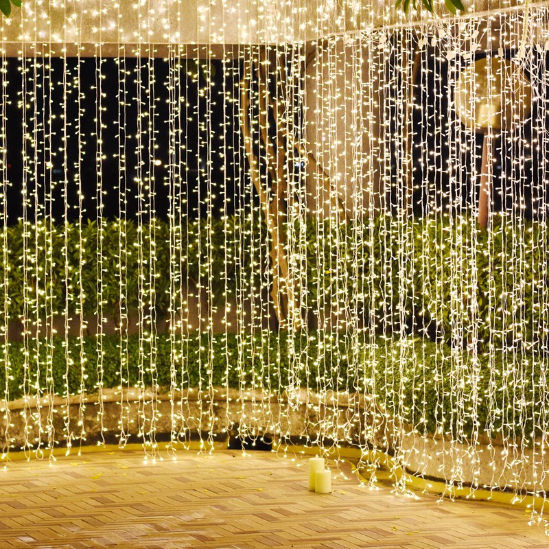 Φωτογραφία προϊόντος: ΛΑΜΠΑΚΙΑ ΚΟΥΡΤΙΝΑ 360 LED 20x18 ΣΕΙΡΕΣ ΘΕΡΜΟ ΛΕΥΚΟ ΣΤΑΘΕΡΑ ΜΕ ΑΝΤΑΠΤΟΡΑ 24VDC & ΔΥΝΑΤΟΤΗΤΑ ΕΠΕΚΤΑΣΗΣ MAX 2 ΣΕΤ ME ΚΑΛΩΔΙΟ ΔΙΑΦΑΝΟ IP44 2000x1500mm / X08360121