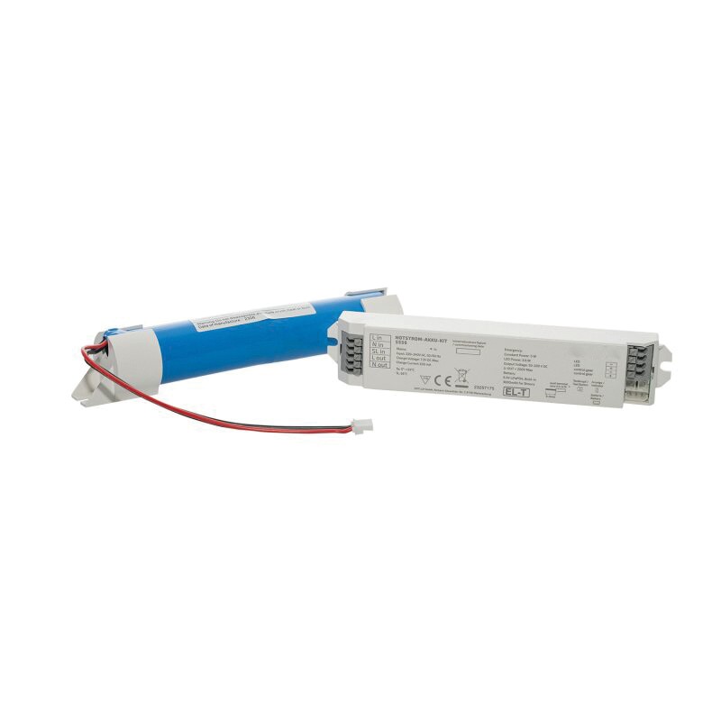 Φωτογραφία προϊόντος: ACALIGHT LED Kit Ασφαλείας 180min με Converter 50-300VDC (Max 5W) & Μπαταρία LiFePO4 6.4V 3Ah – ERGE50300