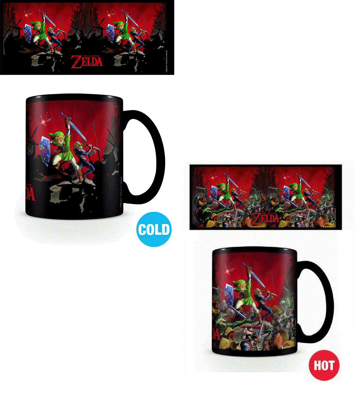 Φωτογραφία προϊόντος: The Legend of Zelda - Battle Heat Change Mug 315 ml