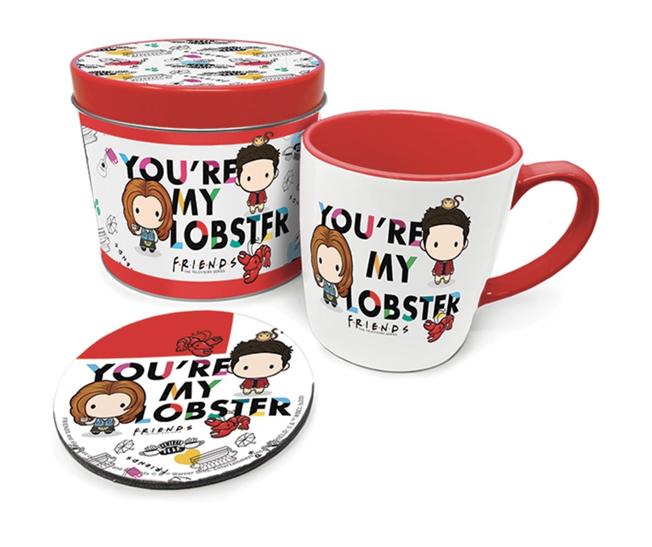 Φωτογραφία προϊόντος: Coolmerch Friends - You're My Lobster Mug Gift Set in Tin