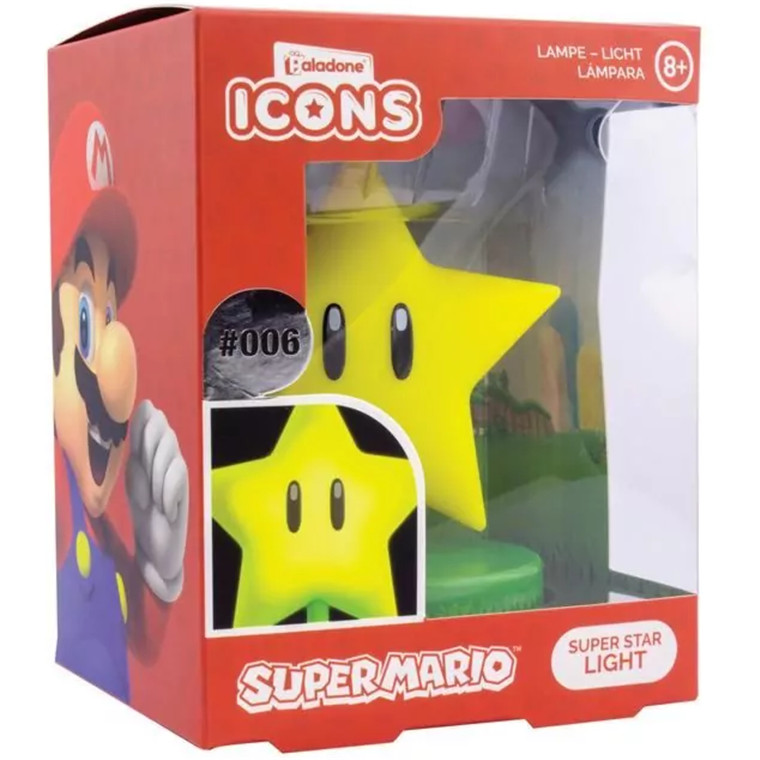 Φωτογραφία προϊόντος: Coolmerch Super Mario - Nintendo Super Star Icon Light