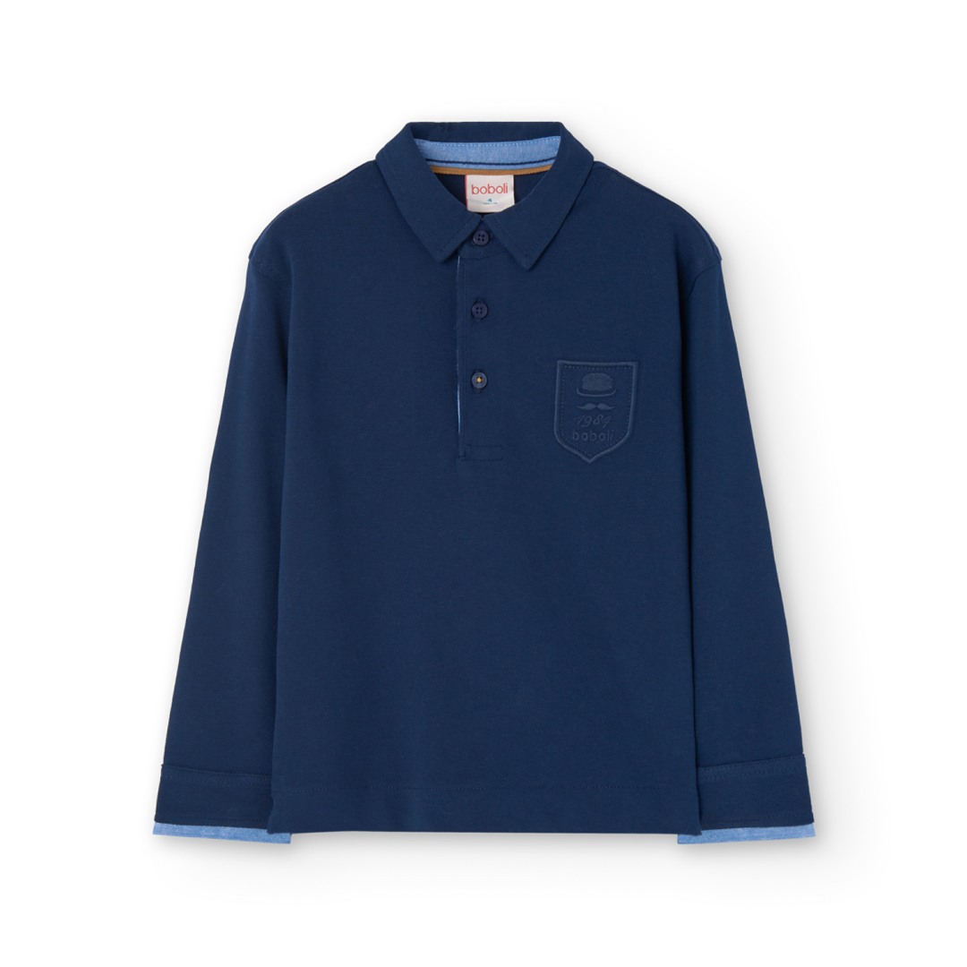 Φωτογραφία προϊόντος: Boboli Παιδική Μπλούζα Polo Navy 739100-2440