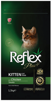 Φωτογραφία προϊόντος: Lider Reflex plus τροφή για γατάκια κοτόπουλο 15kg LIDER (8698995003537)