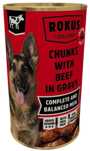Φωτογραφία προϊόντος: Rokus μοσχάρι 410g De haan petfood