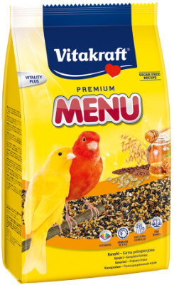 Φωτογραφία προϊόντος: Vitakraft menu vital-βασική τροφή με μέλι για καναρίνια 1kgr