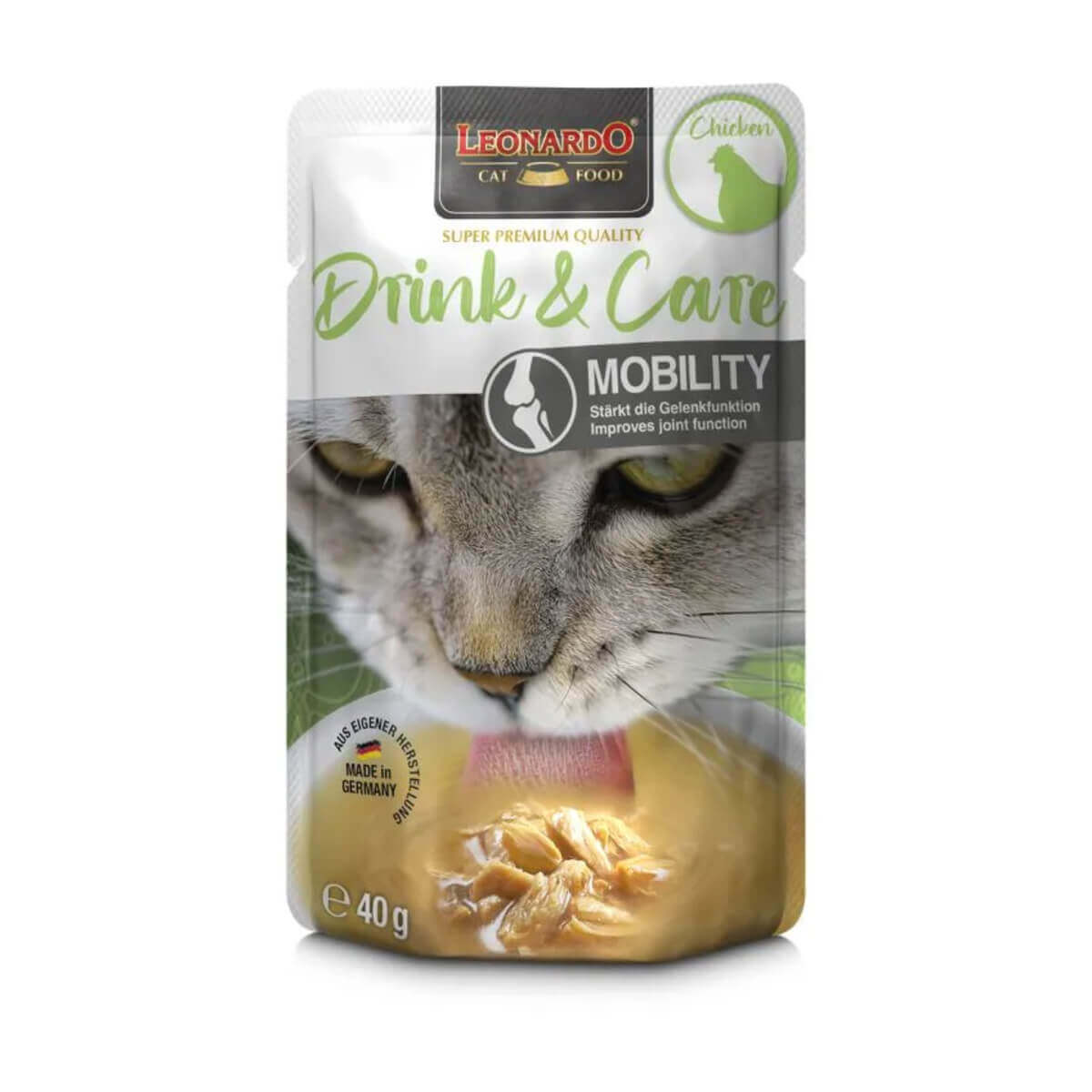 Φωτογραφία προϊόντος: LEONARDO Drink Mobility Chicken – Σούπα με Κοτόπουλο 40gr