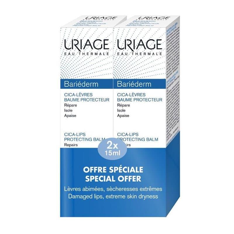 Φωτογραφία προϊόντος: Uriage Cica-Lips Βάλσαμο για Ξηρά & Σκασμένα Χείλη 2 x 15ml