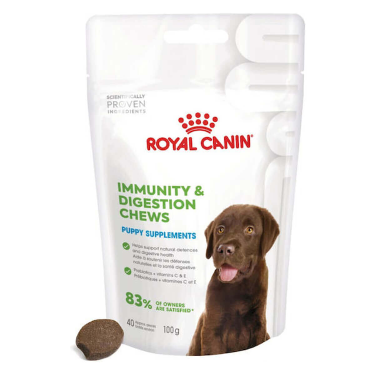 Φωτογραφία προϊόντος: Royal Canin Puppy Immunity & Digestion Supplement Chews 100gr
