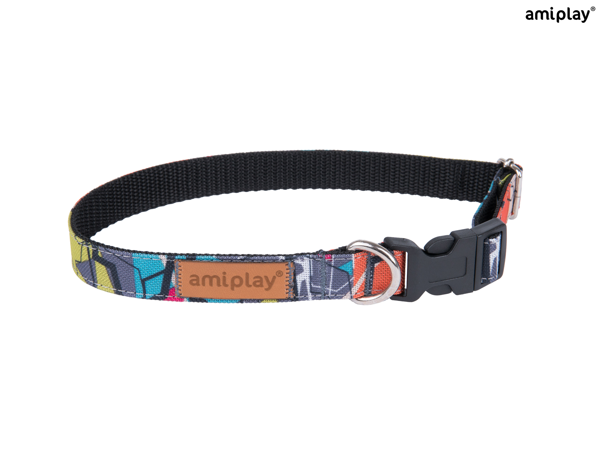 Φωτογραφία προϊόντος: Amiplay Περιλαίμιο Σκύλου Adjustable Collar- Abstraction - Small 1x20-35cm