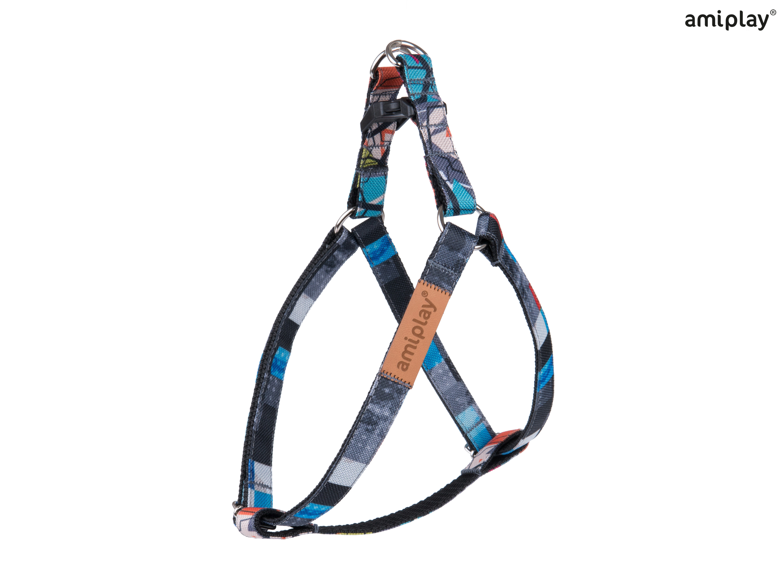 Φωτογραφία προϊόντος: Amiplay Σαμαράκι σκύλου Adjustable Harness - Cube - Medium 1.5x30-55cm