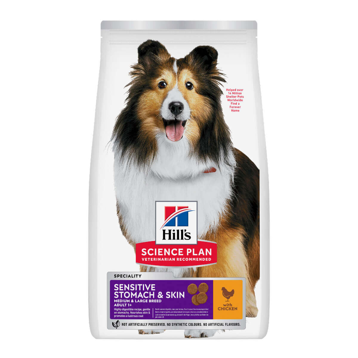 Φωτογραφία προϊόντος: Hill's Science Plan Dog Adult Sensitive Stomach&Skin Medium Chicken 14kg