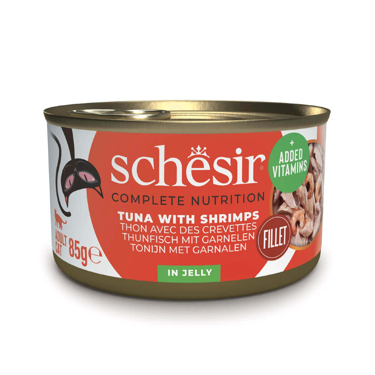 Φωτογραφία προϊόντος: Schesir Cat Jelly Τόνος & Γαρίδες 85gr