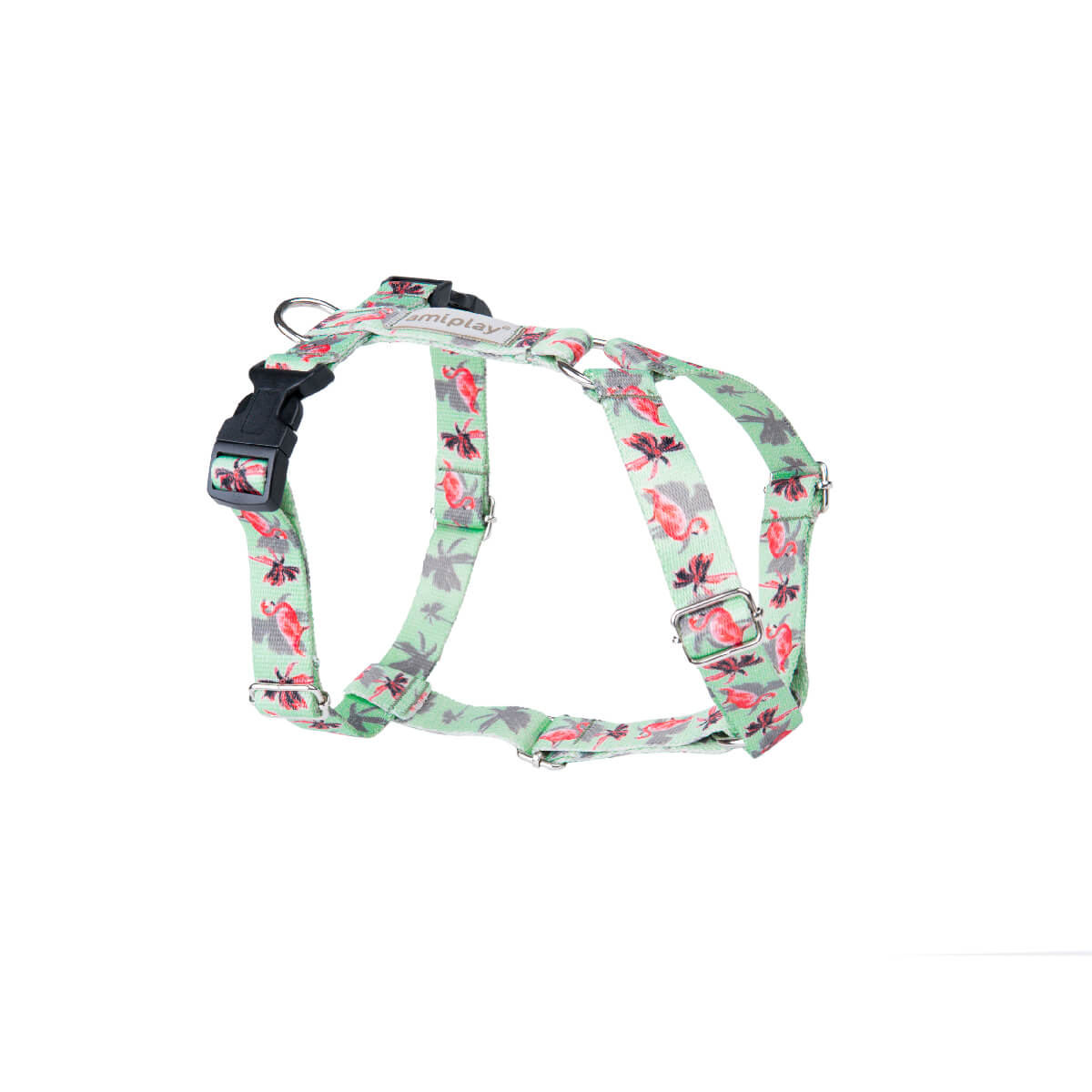 Φωτογραφία προϊόντος: Amiplay-Σαμαράκι Σκύλου Adjustable Harness BeHappy- Flamingo - Large 2,5x50-75cm