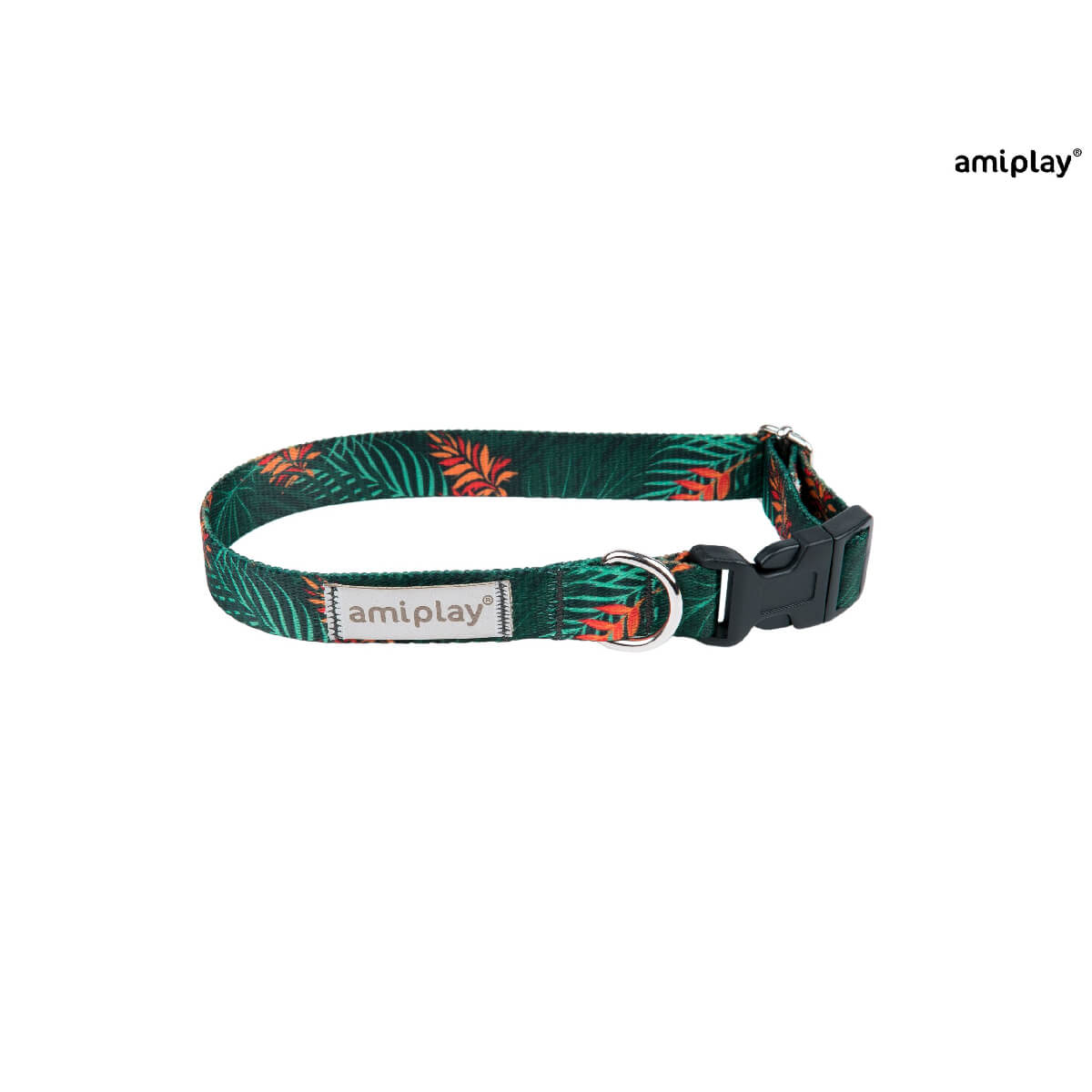 Φωτογραφία προϊόντος: Amiplay- Adjustable Collar BeHappy- Jungle - Medium 2x35-50cm