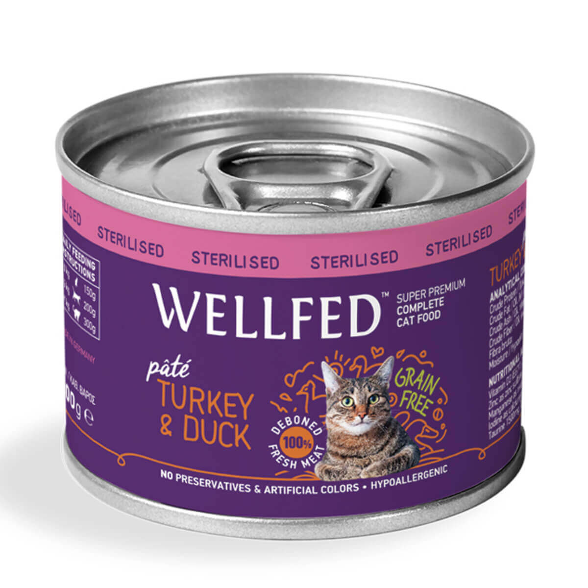 Φωτογραφία προϊόντος: Wellfed Sterilised Γαλοπούλα & Πάπια 200gr