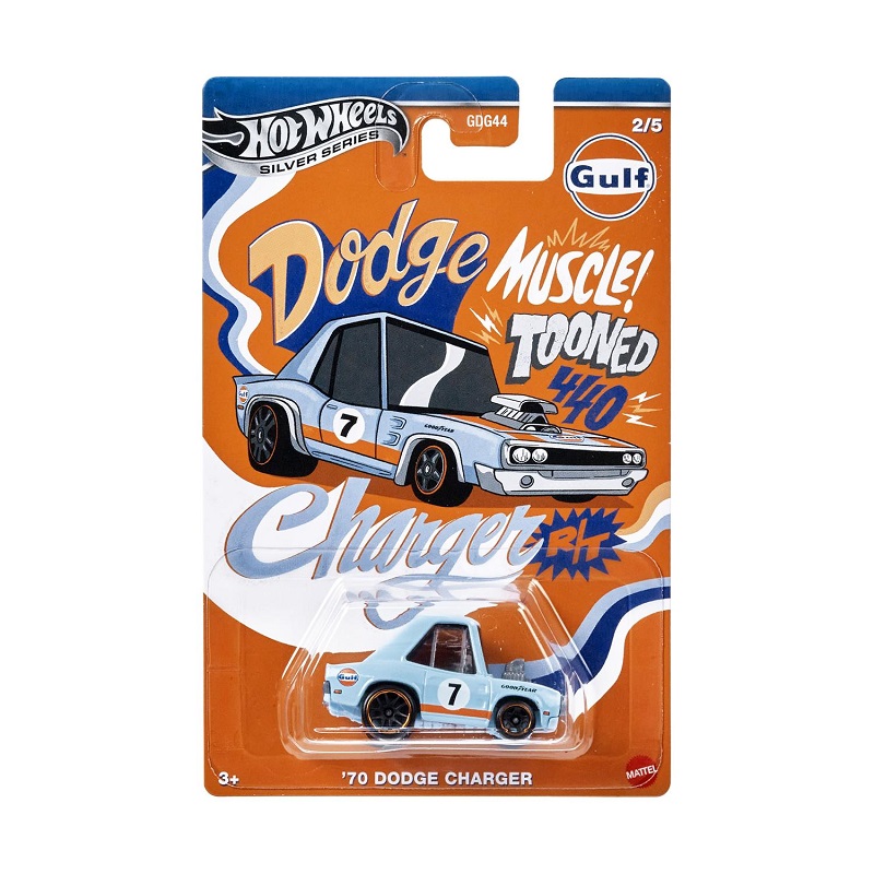 Φωτογραφία προϊόντος: Mattel Hot Wheels: Silver Series Tooned Gulf Racing - '70 Dodge Charger