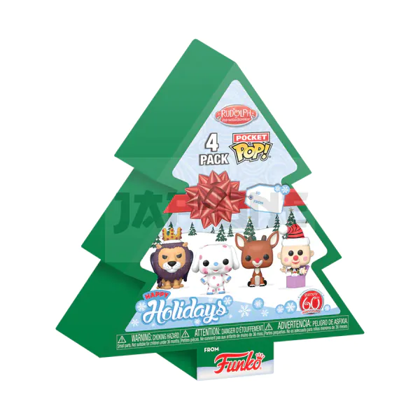 Φωτογραφία προϊόντος: Funko Pocket Pop! 4-Pack: Rudolph The Red-Nosed Reindeer - Happy Holidays Vinyl Figures