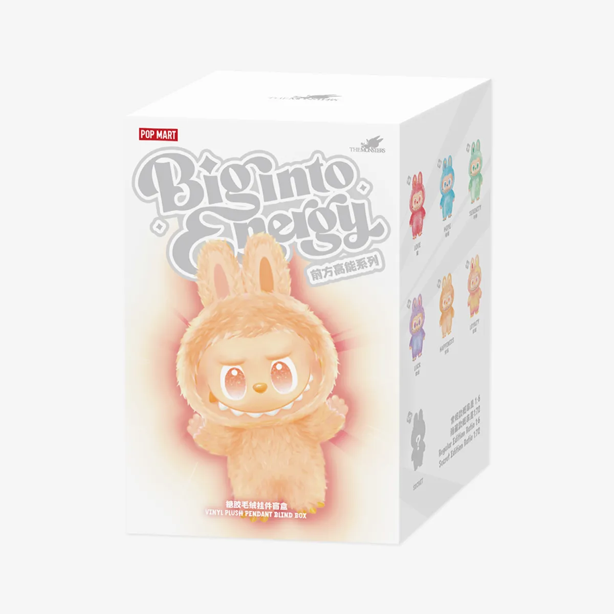 Φωτογραφία προϊόντος: POPMART POP MART LABUBU THE MONSTERS Big into Energy Series-Vinyl Plush Pendant Blind Box