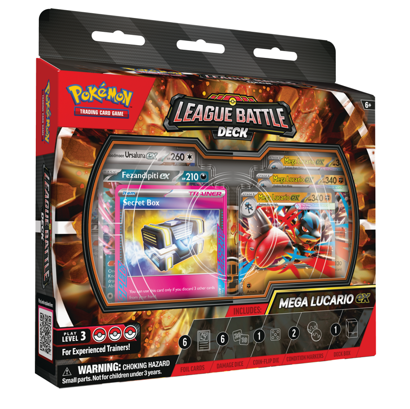 Φωτογραφία προϊόντος: The Pokémon Company Pokemon Mega Lucario ex League Battle Deck