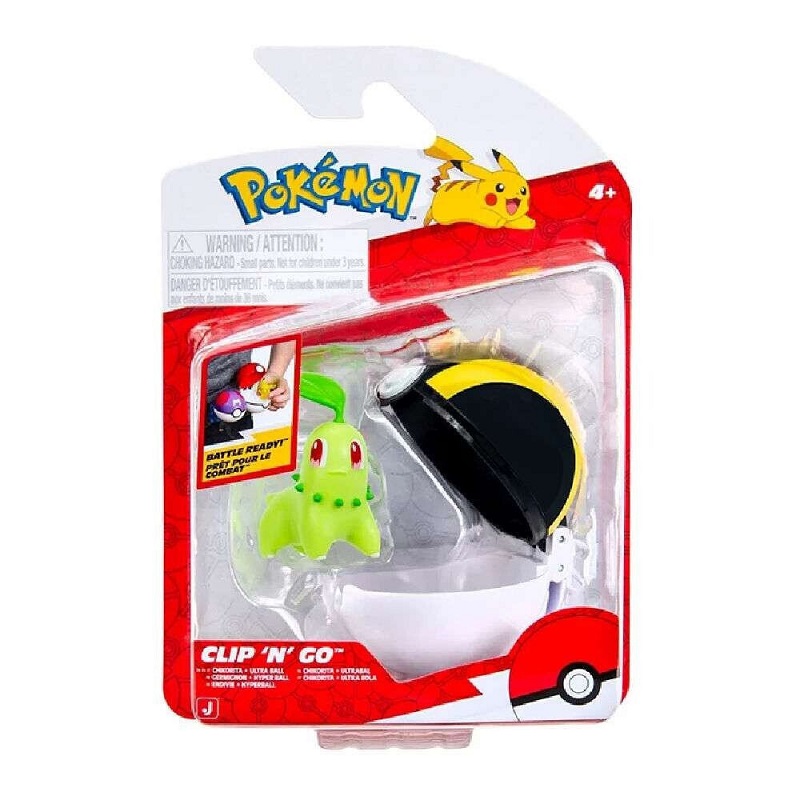 Φωτογραφία προϊόντος: Jazwares POKE BALL CLIP N GO ΜΕ ΦΙΓΟΥΡΑ CHIKORITA
