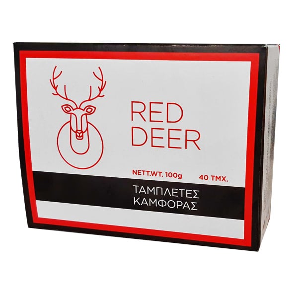 Φωτογραφία προϊόντος: Red Deer Ταμπλέτες Καμφοράς, 40 τμχ