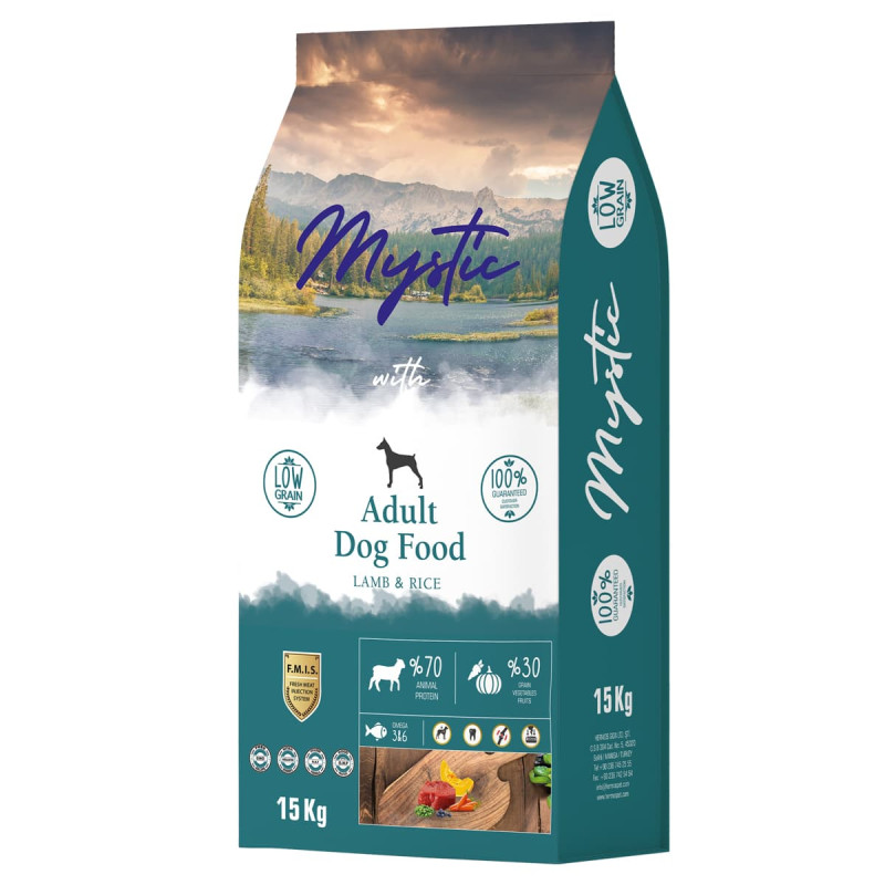 Φωτογραφία προϊόντος: Mystic Low Grain 15kg+2kg Ξηρά Τροφή Light για Μεγαλόσωμους Ενήλικους Σκύλους με Αρνί και Ρύζι